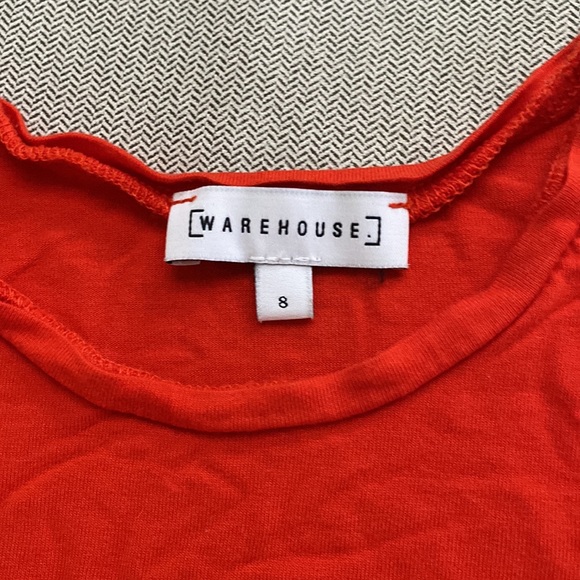 Bright Red Warehouse T Shirt - Picture 2 of 3